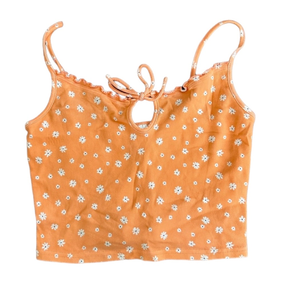 Me to We daisy orange dainty top